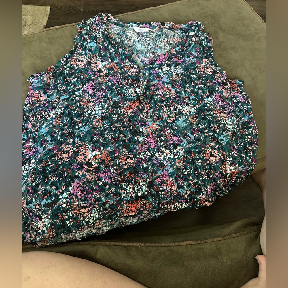Floral tank top